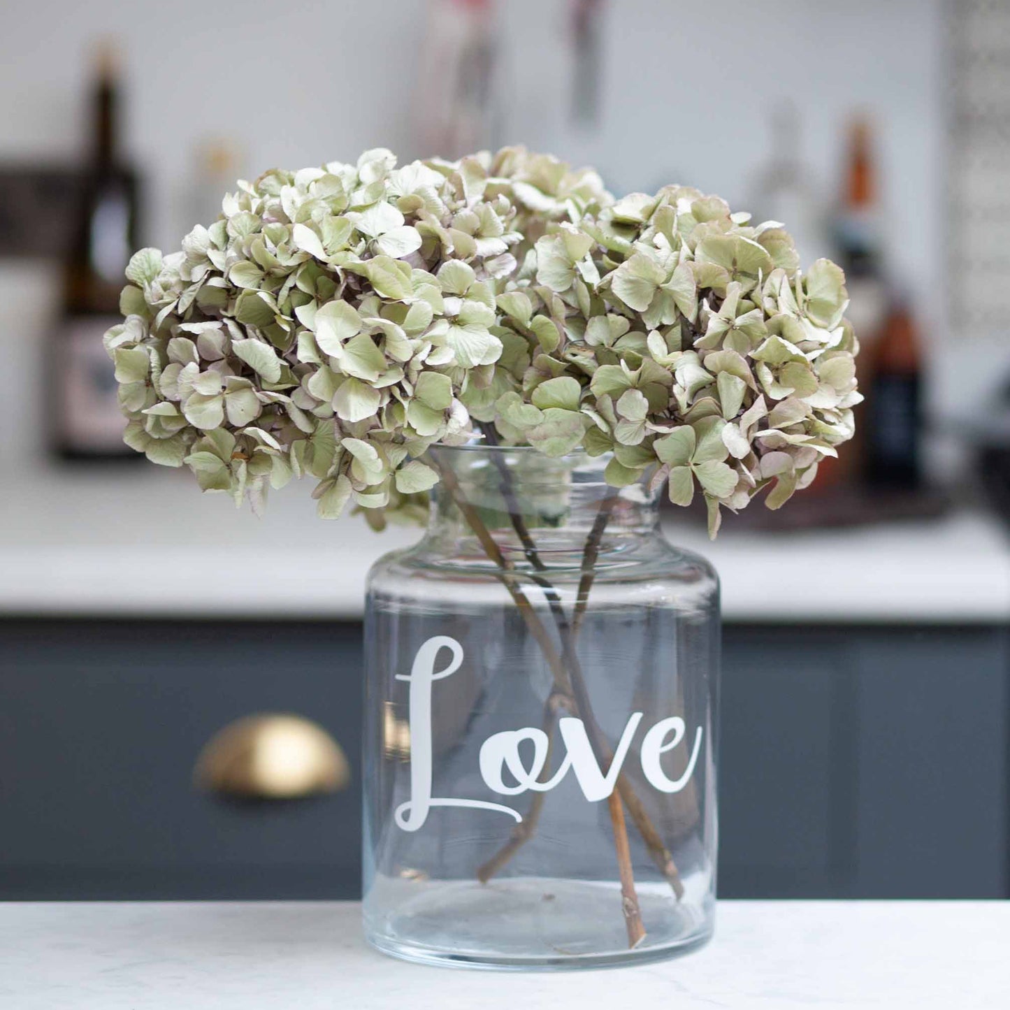 Personalised Medium Glass Vase