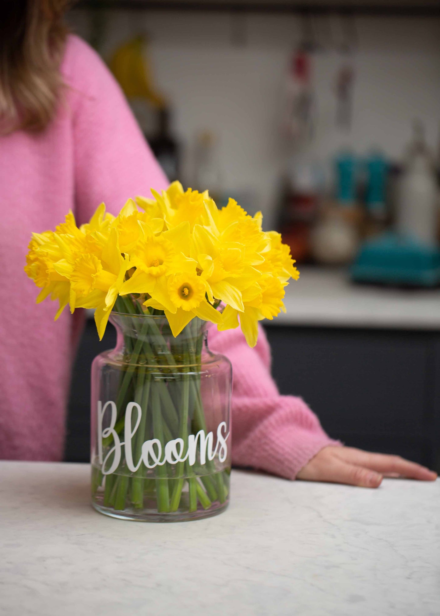 Personalised Medium Glass Vase